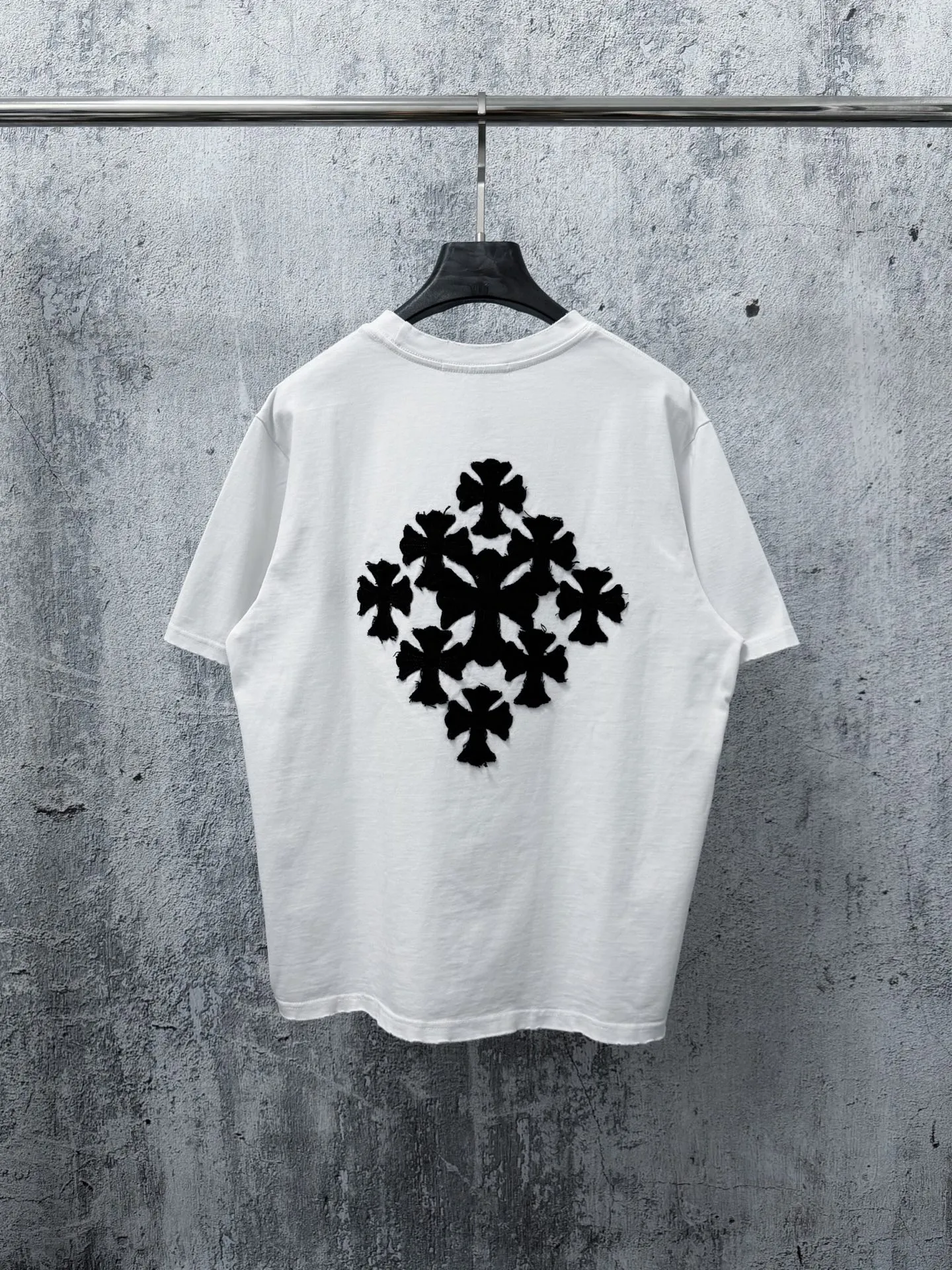 ￼ 【chrome hearts】 2026ss T 100% 32 .2026 ， Same Style ：White Black Size：S-XL
